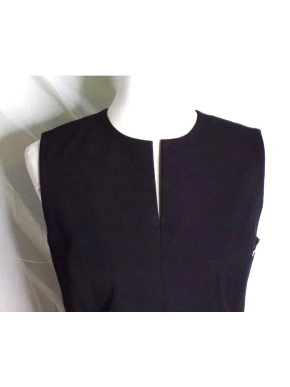 🆕NORDSTROM SIGNATURE Little Black Dress Sheath Small - Picture 12 of 13